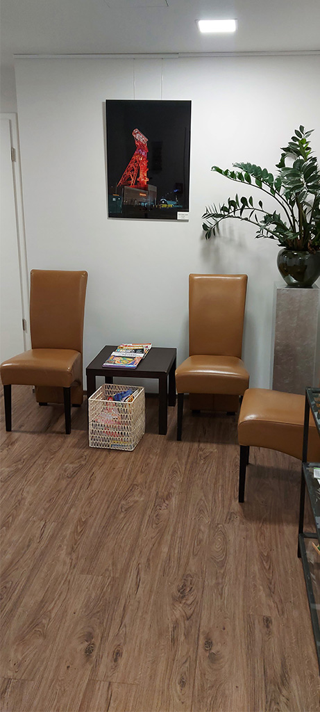 Wartezimmer der Praxis